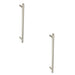 PACK Stylish Satin Nickel Pull Handle 425mm Modern Interiors Door Handle (1)