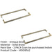 PACK Antique Brass Pull Handle 425mm Back Back Cabinets Doors Door Handle (1)-1