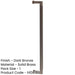 Durable Dark Bronze Pull Handle 425mm Cabinets Doors Door Handle-1