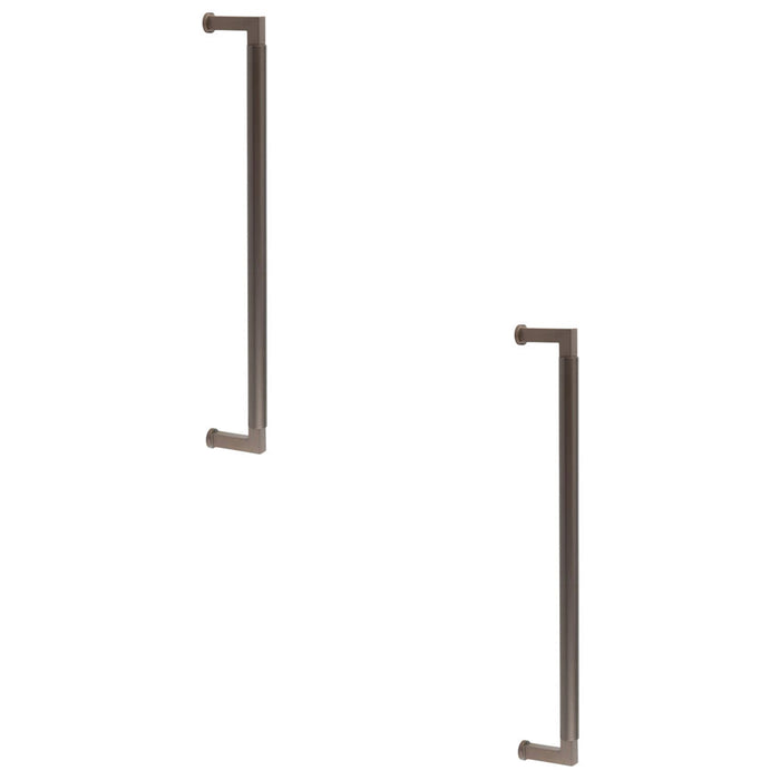 PACK Durable Dark Bronze Pull Handle 425mm Cabinets Doors Door Handle (1)