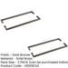 PACK Elegant Dark Bronze Pull Handle 425mm Back Back Cabinets Doors Door Handle (1)-1