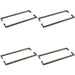 PACK Elegant Dark Bronze Pull Handle 425mm Back Back Cabinets Doors Door Handle