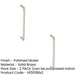 PACK Stylish 425mm Bolt Through Pull Handle Polished Nickel Finish Door Handle (1)-1