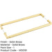 Stylish Satin Brass Pull Handle Cabinets 425mm Door Handle-1