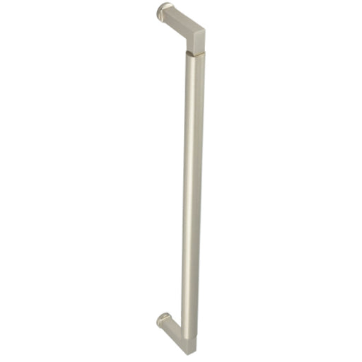 Satin Nickel Pull Handle 425mm with Bolt Through Fixing Stylish Interiors Door Handle