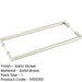 Satin Nickel Pull Handle 425mm Back Back Modern Cabinets Door Handle-1