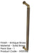 Antique Brass Pull Handle 425mm Elegant Durable Bolt Through Design Door Handle-1