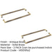 PACK Elegant Antique Brass Pull Handle 425mm Back Back Stylish Home Decor Door Handle (1)-1