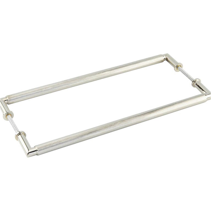 Stylish 425mm Back Back Pull Handle Polished Nickel Finish Door Handle