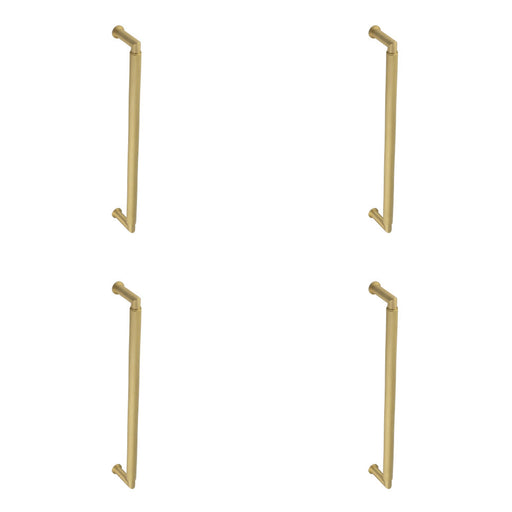 PACK Elegant Satin Brass Pull Handle 425mm Durable Stylish Design Door Handle