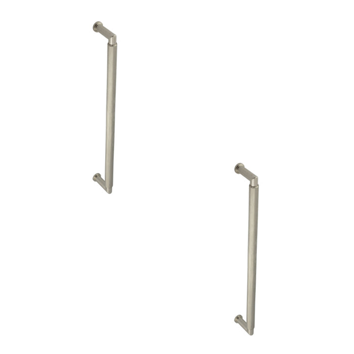 PACK Stylish Satin Nickel Pull Handle 425mm Doors Door Handle (1)