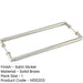 Satin Nickel Pull Handle 425mm Stylish Door Access Door Handle-1