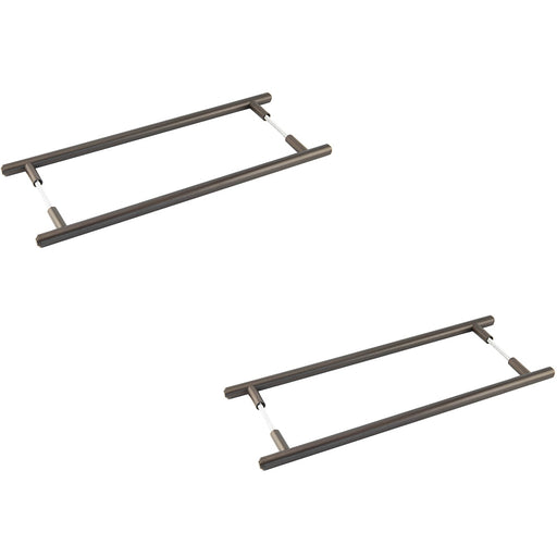 PACK Elegant 425mm Dark Bronze Pull Handle Modern Homes Door Handle (1)