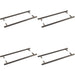 PACK Elegant 425mm Dark Bronze Pull Handle Modern Homes Door Handle