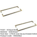 PACK Antique Brass Pull Handle 425mm Cabinets Doors Door Handle (3)-1