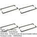 PACK Elegant Dark Bronze Pull Handle 425mm Cabinets Door Handle-1