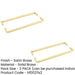 PACK Satin Brass Pull Handle 425mm Cabinets Doors Door Handle (1)-1