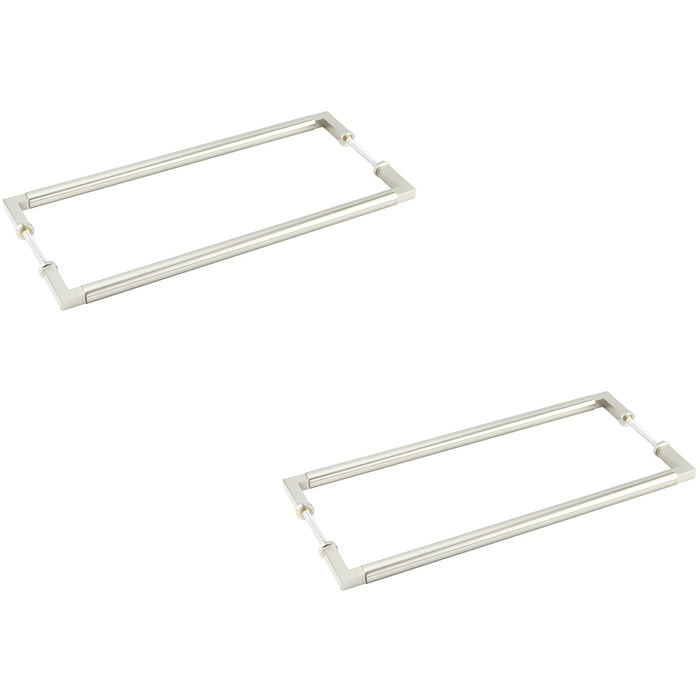 PACK Premium Satin Nickel Pull Handle 20mm Cabinets Doors Door Handle (1)