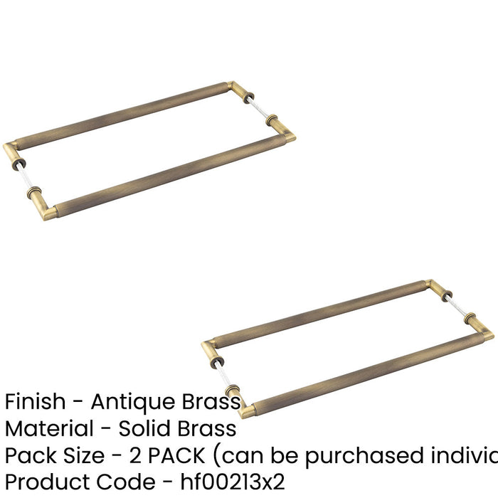 PACK Elegant 425mm Antique Brass Pull Handle Modern Interiors Door Handle (1)-1