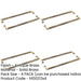 PACK Elegant 425mm Antique Brass Pull Handle Modern Interiors Door Handle-1