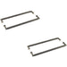 PACK Elegant Dark Bronze Pull Handle 425mm Modern Home Design Door Handle (1)