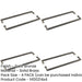 PACK Elegant Dark Bronze Pull Handle 425mm Modern Home Design Door Handle-1