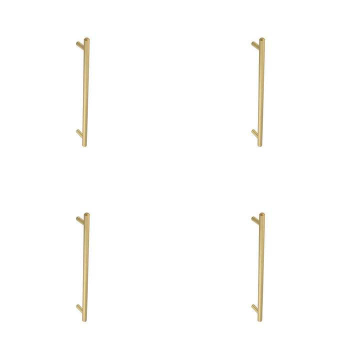 PACK Satin Brass Pull Handle 425mm Stylish Safe Home Decor Door Handle