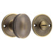 40mm Antique Brass Turn Release Luxury Door Knob Door Handle