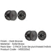 PACK Elegant 40mm Turn Release Dark Bronze Luxury Doors Door Handle (1)-1