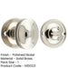 Polished Nickel 40mm Turn Release Door Handle Luxury Homes Door Handle-1