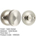 Elegant Satin Nickel 40mm Turn Release Luxury Doors Door Handle-1
