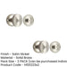 PACK Elegant Satin Nickel 40mm Turn Release Luxury Doors Door Handle (1)-1
