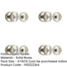 PACK Elegant Satin Nickel 40mm Turn Release Luxury Doors Door Handle-1