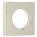 Square Plain Outer Rose Polished Nickel Finish Modern Doors Door Handle