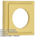 Elegant Square Satin Brass Outer Rose Doors Door Handle-1