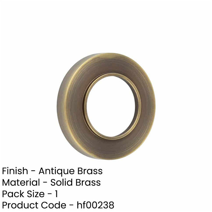 Elegant Plain Outer Roses Antique Brass Doors Door Handle-1