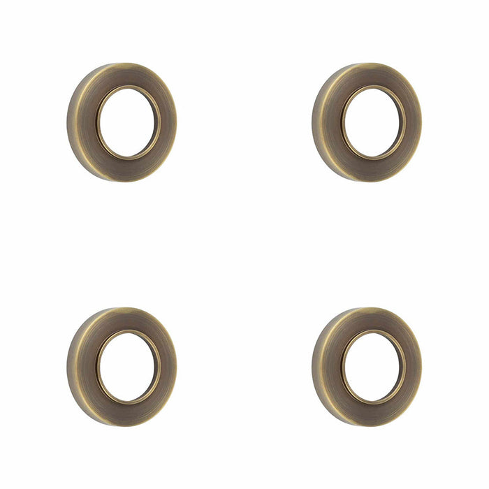 PACK Elegant Plain Outer Roses Antique Brass Doors Door Handle