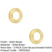 PACK Elegant Satin Brass Plain Outer Roses Doors Door Handle (1)-1