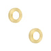 PACK Elegant Satin Brass Plain Outer Roses Doors Door Handle (1)