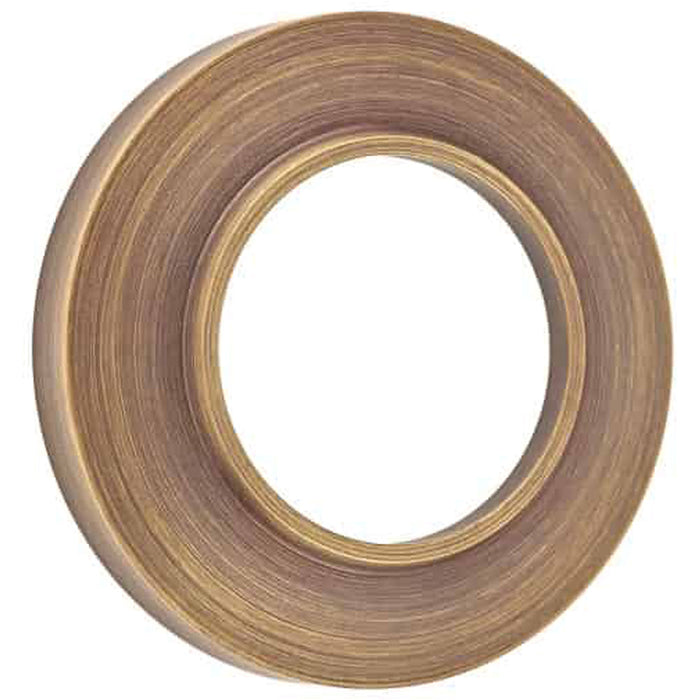 Stylish Chamfered Outer Roses Antique Brass Finish Grade Door Handle