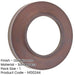Elegant Chamfered Outer Roses Dark Bronze Grade Door Handle-1