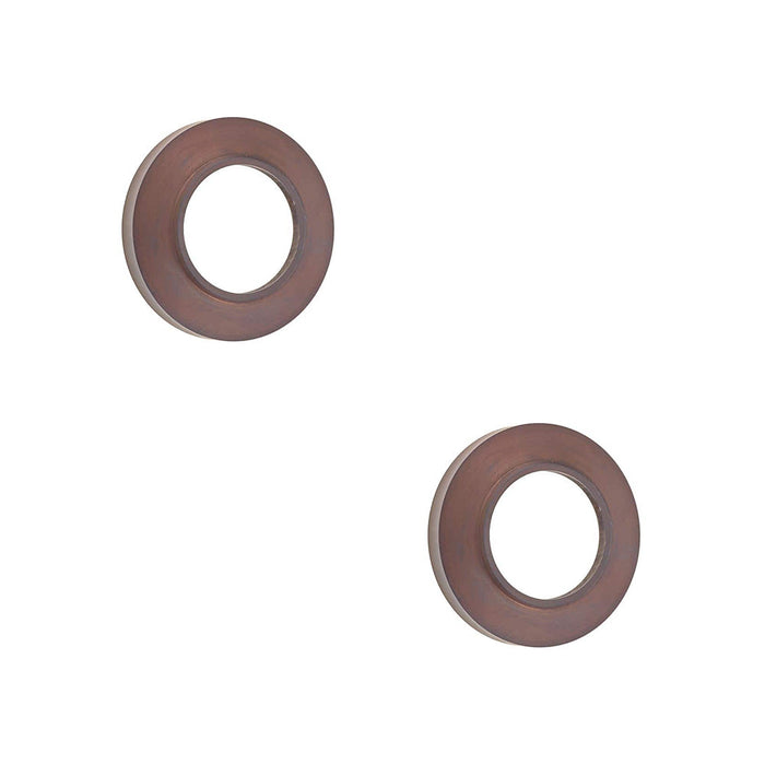 PACK Elegant Chamfered Outer Roses Dark Bronze Grade Door Handle (1)