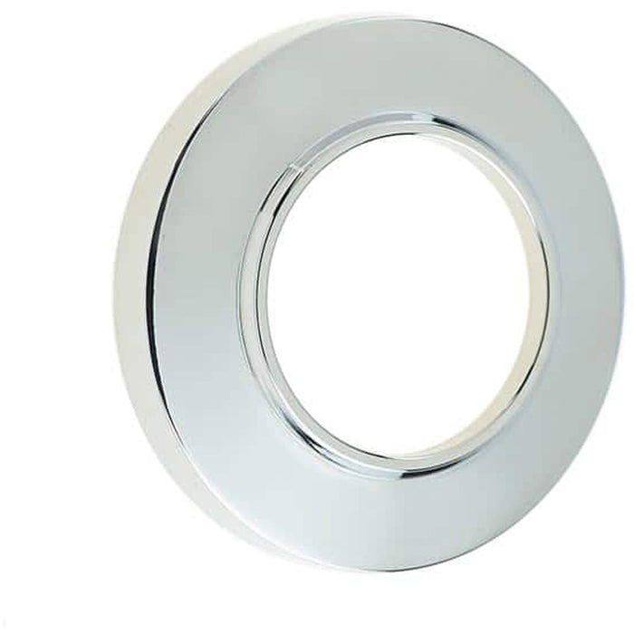 Elegant Chamfered Outer Roses Polished Nickel Grade Door Handle