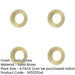 PACK Elegant Stepped Outer Roses Grade Satin Brass Doors Door Handle-1