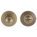 Antique Brass Inner Turn Release Lock with Rose Options Door Handle