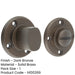 Inner Turn Release Mechanism Dark Bronze Finish Enhanced Home Security Door Handle-1