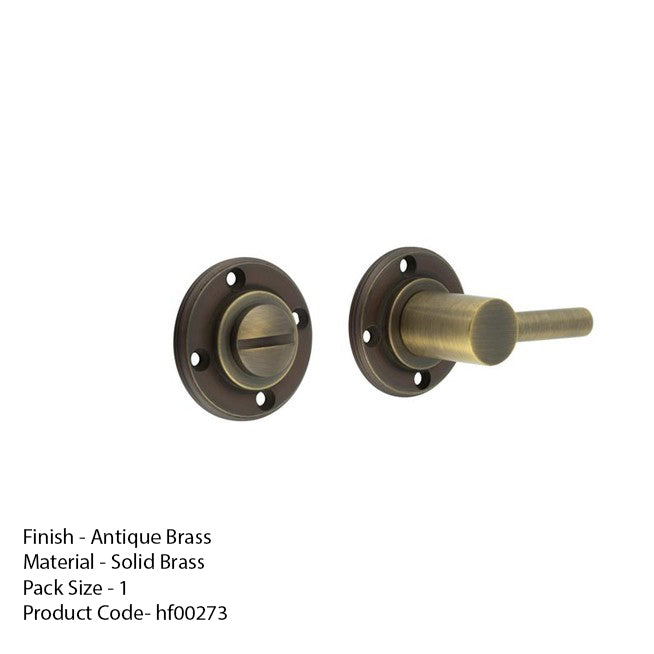 Antique Brass Easy Turn & Release Lock for Luxurious Homes - Door Handle