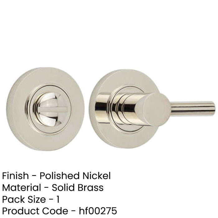 Luxurious Easy Turn Release Rose Polished Nickel Door Handle-1