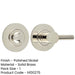 Luxurious Easy Turn Release Rose Polished Nickel Door Handle-1