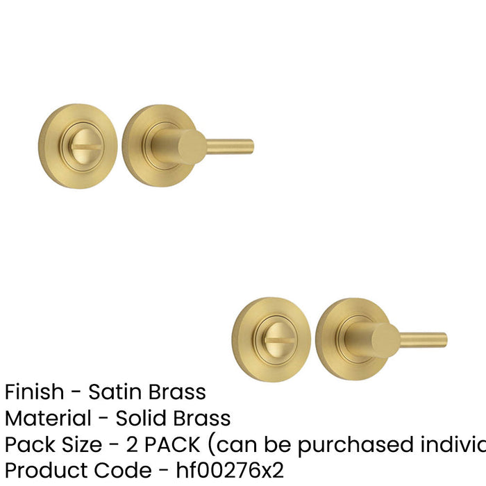 PACK Elegant Satin Brass Turn Release Lock Luxurious Interiors Door Handle (1)-1